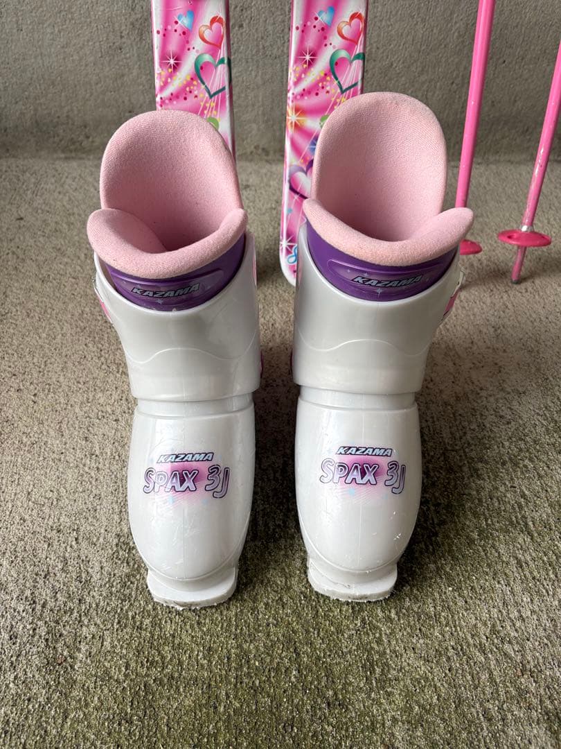 ◇KAZAMA◇Jrスキー4点セット 116cm