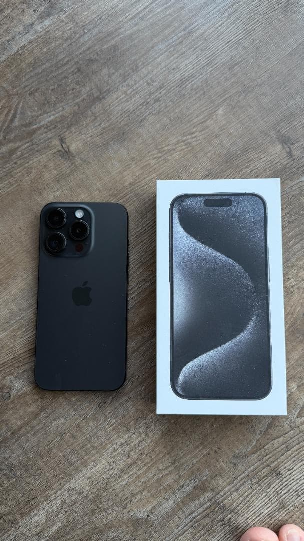 【美品・90%】iPhone 15 Pro 256GB BK