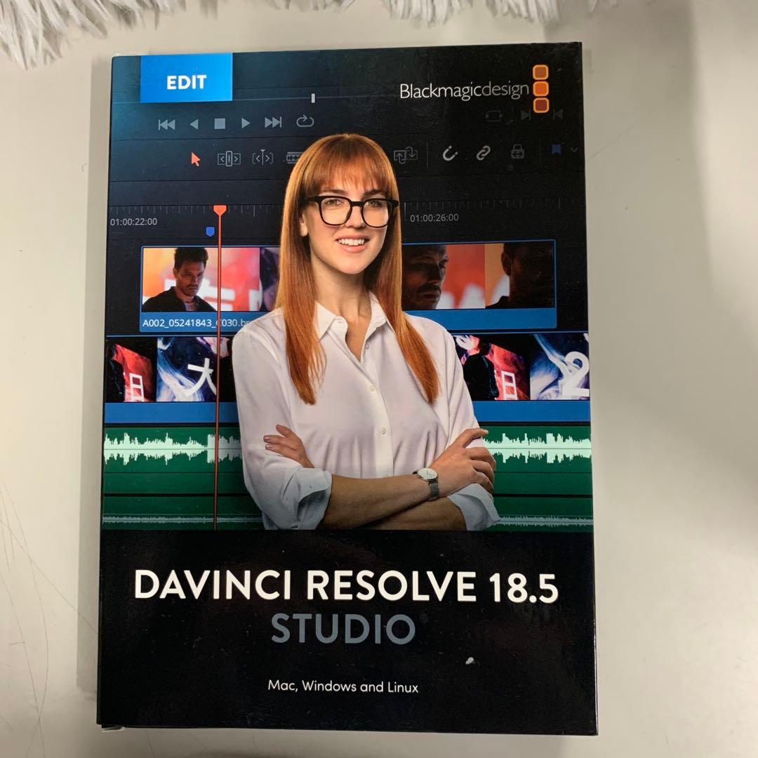 Q3092 ダビンチリゾルブソフトウェアDaVinci Resolve 18.5