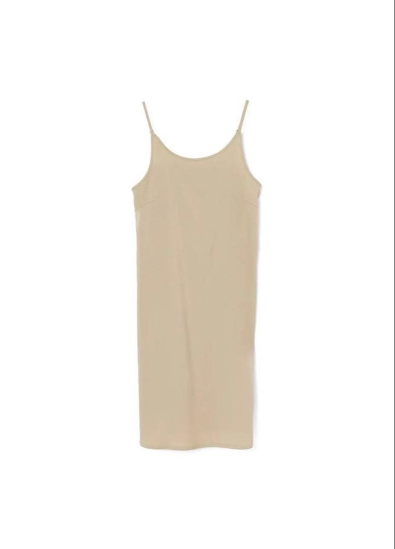 【新品タグ付き】Sサイズ PINUE ニットカラーシアーワンピース（OLIVE）