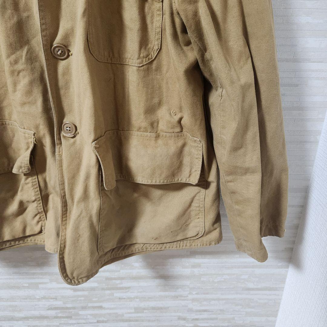 50~60s American field ハンティングジャケット 裏地動物柄