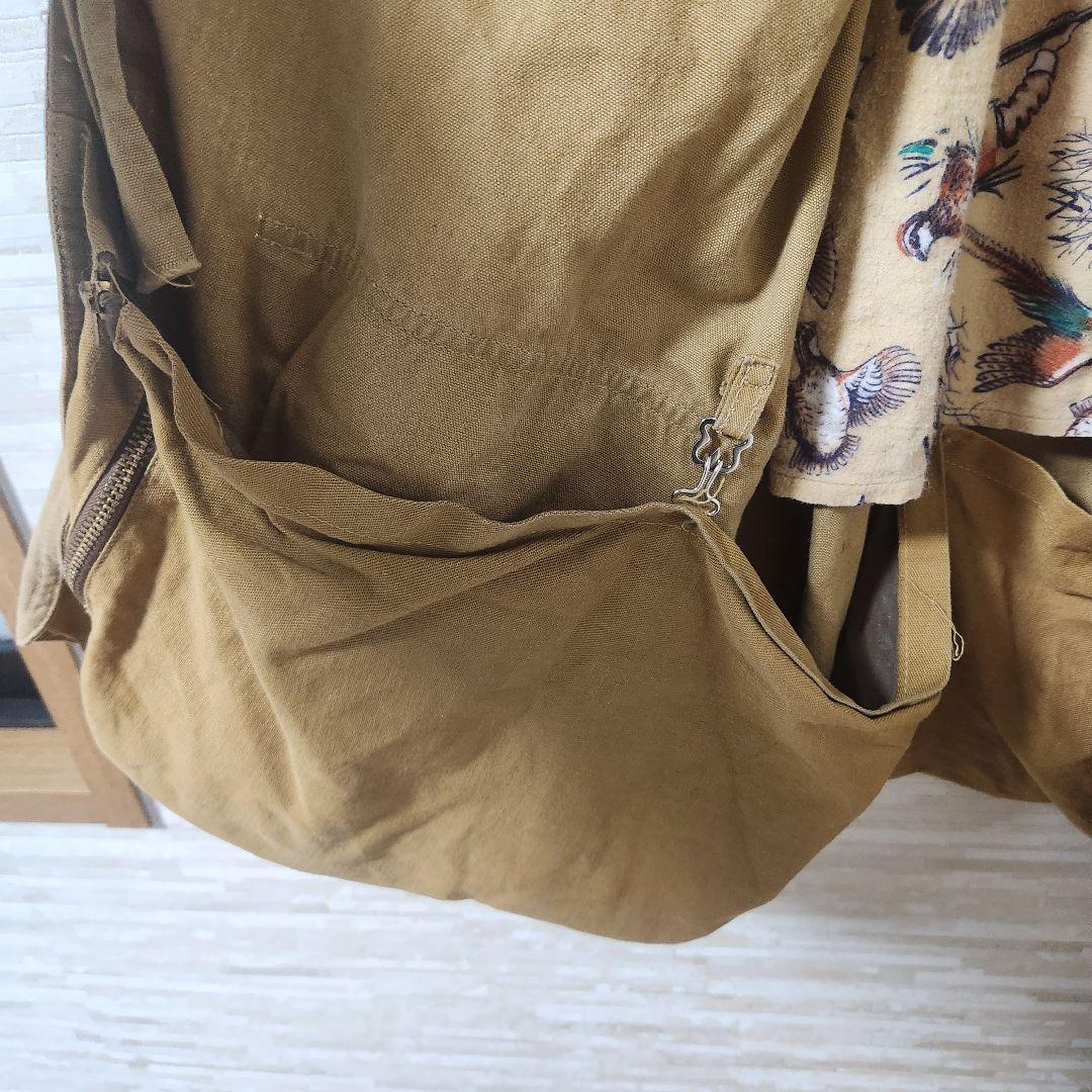 50~60s American field ハンティングジャケット 裏地動物柄