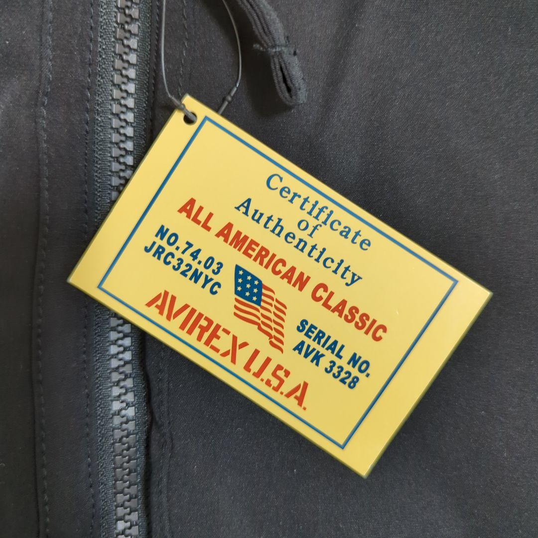 タグ付き AVIREX B-3 フライトジャケット　XXL 黒 ビッグサイズ