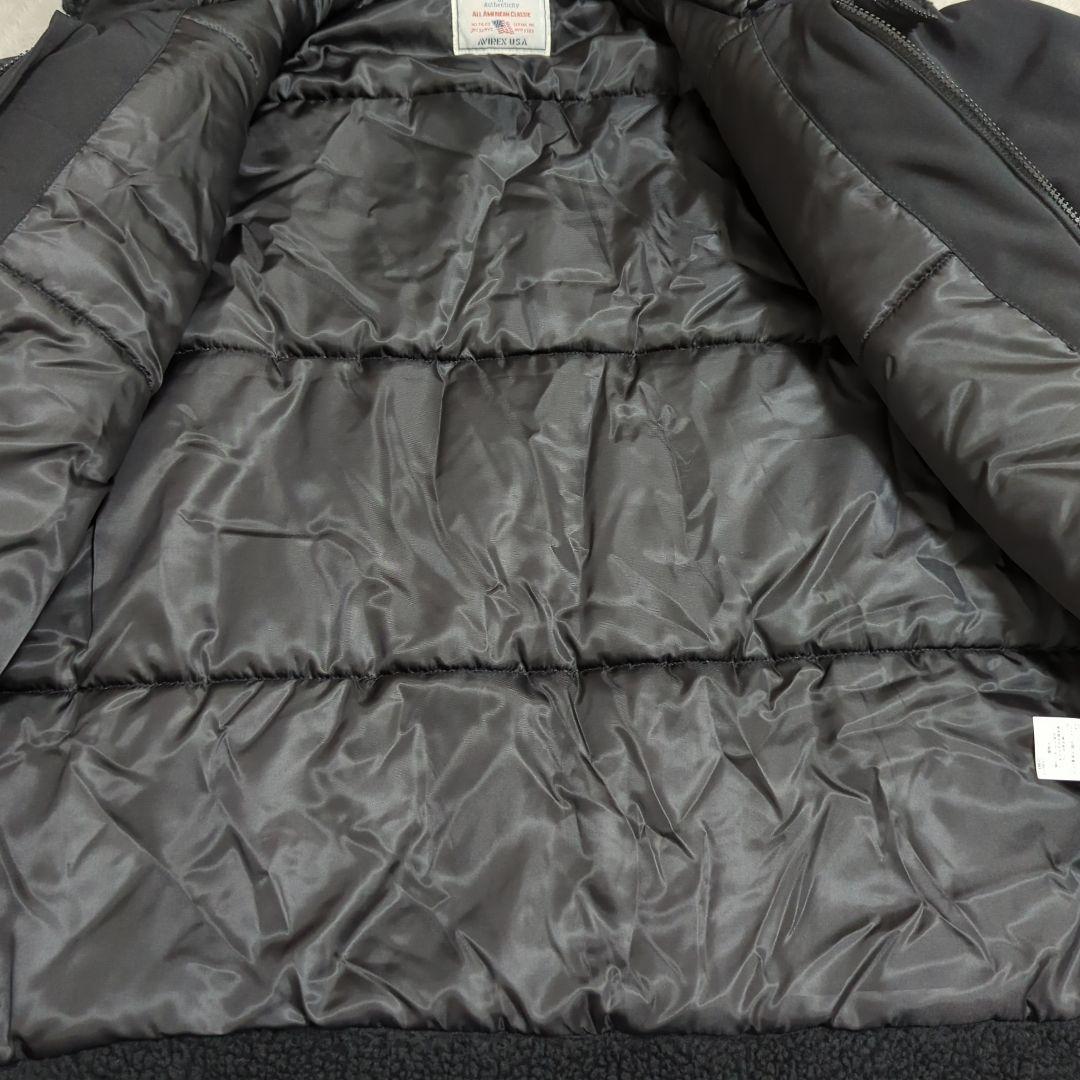 タグ付き AVIREX B-3 フライトジャケット　XXL 黒 ビッグサイズ