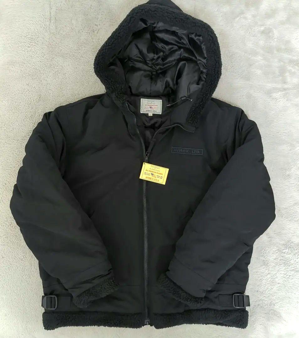 タグ付き AVIREX B-3 フライトジャケット　XXL 黒 ビッグサイズ