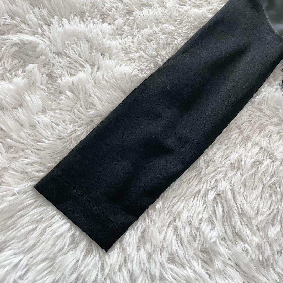 コムデギャルソン　マキシ丈ワンピース・花柄・刺繍レース・異素材ドッキング・90s