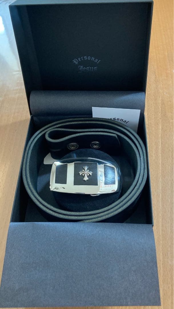 時計 PJ Wood Silver Backle with leather Belt