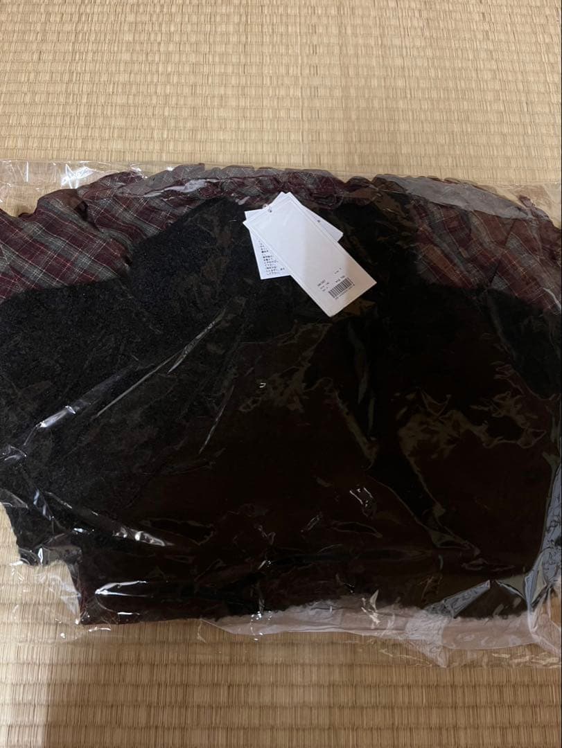 ANDMARY Lulu check set mini dress レッド