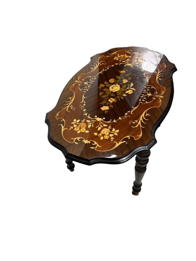 アンティーク イタリア製 象嵌細工 テーブル