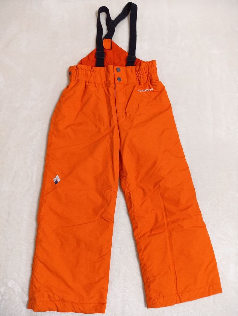 美品mont-bell　キッズ　スキーウェア　上下　セット　130cm