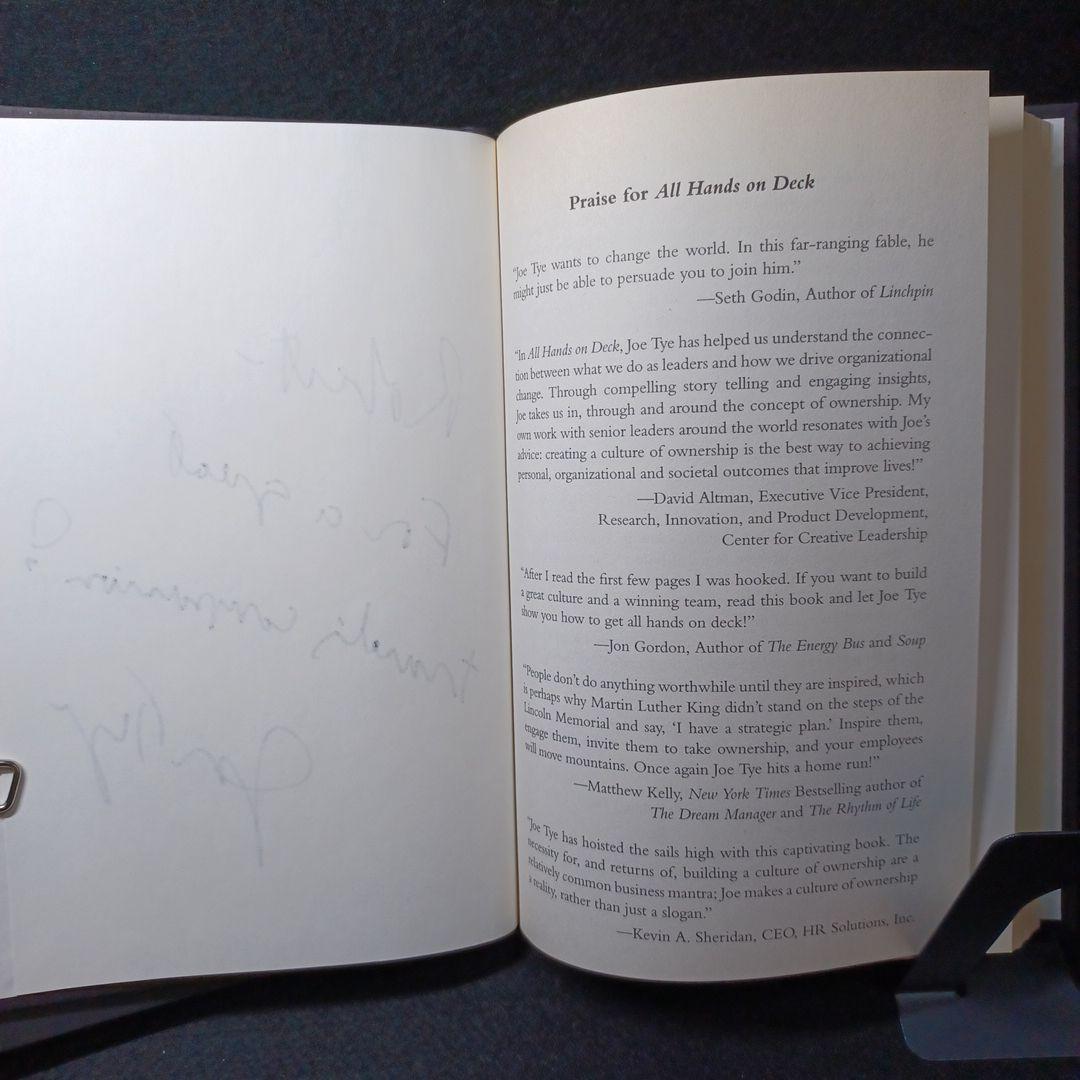 461_洋書 Joe Tye「All Hands on Deck」