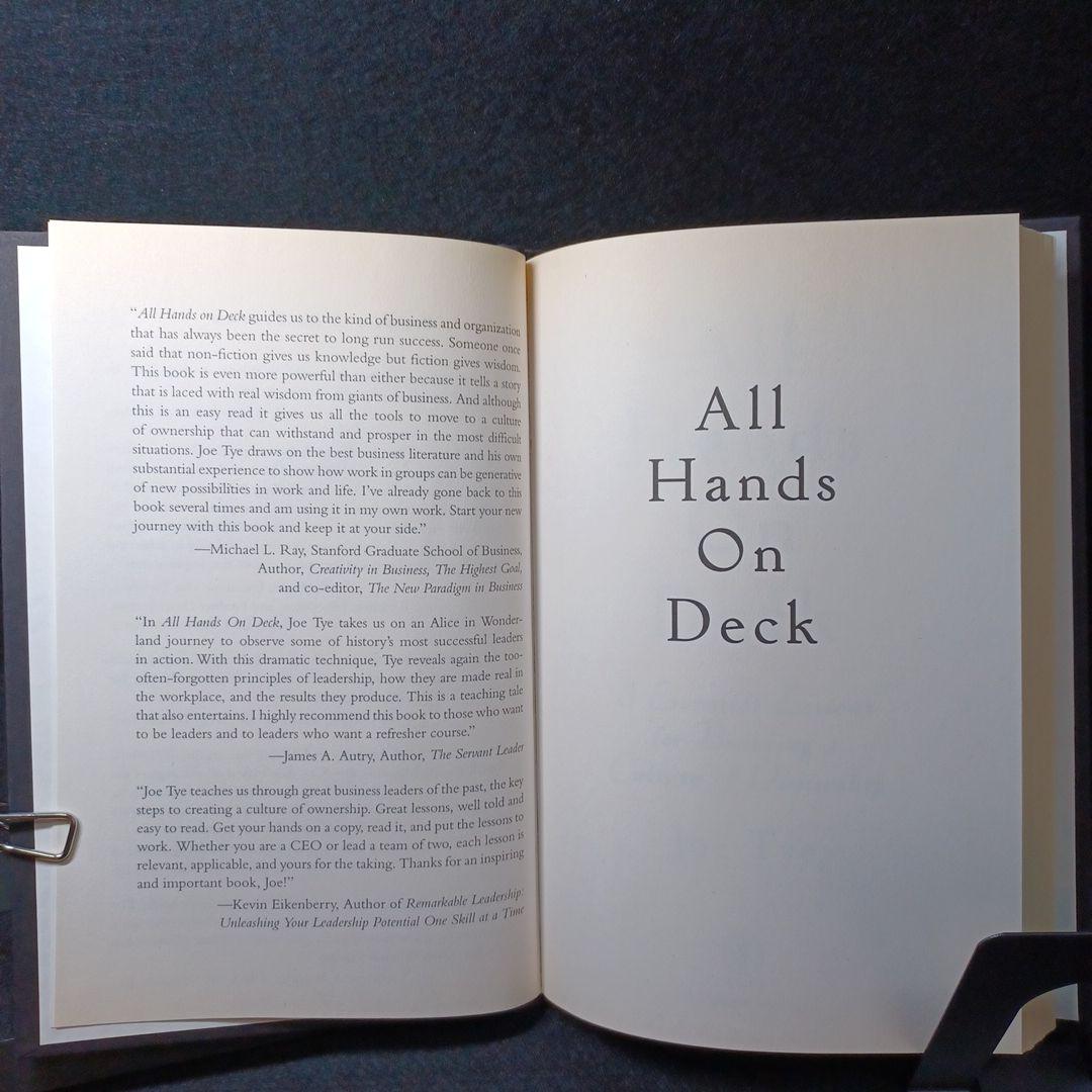 461_洋書 Joe Tye「All Hands on Deck」