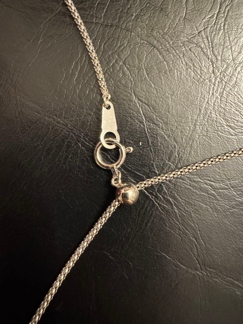 PT850 カットボールチェーン 50cm可動式 プラチナ ネックレス3.8g