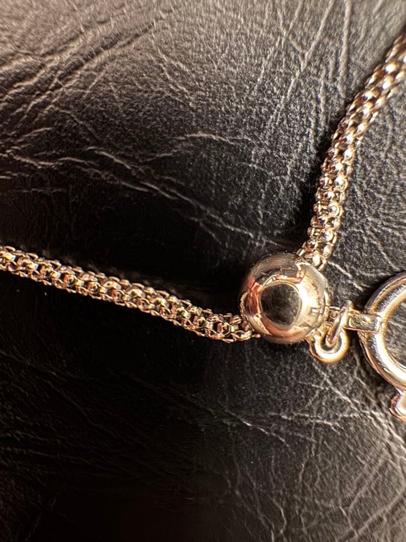 PT850 カットボールチェーン 50cm可動式 プラチナ ネックレス3.8g