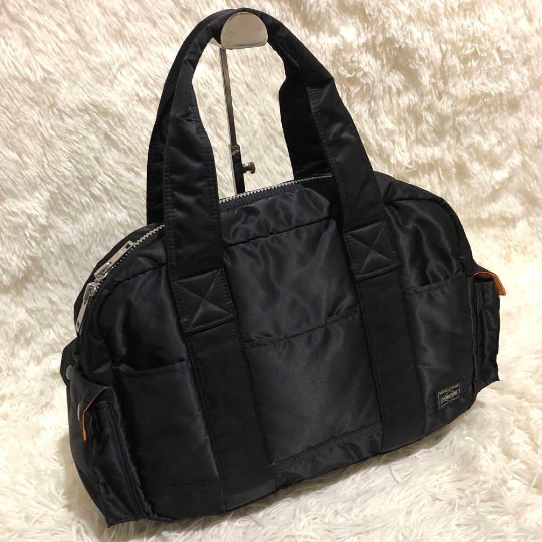 未使用級✨ポーター　吉田カバン タンカー　ボストンドラムバッグ ブラック