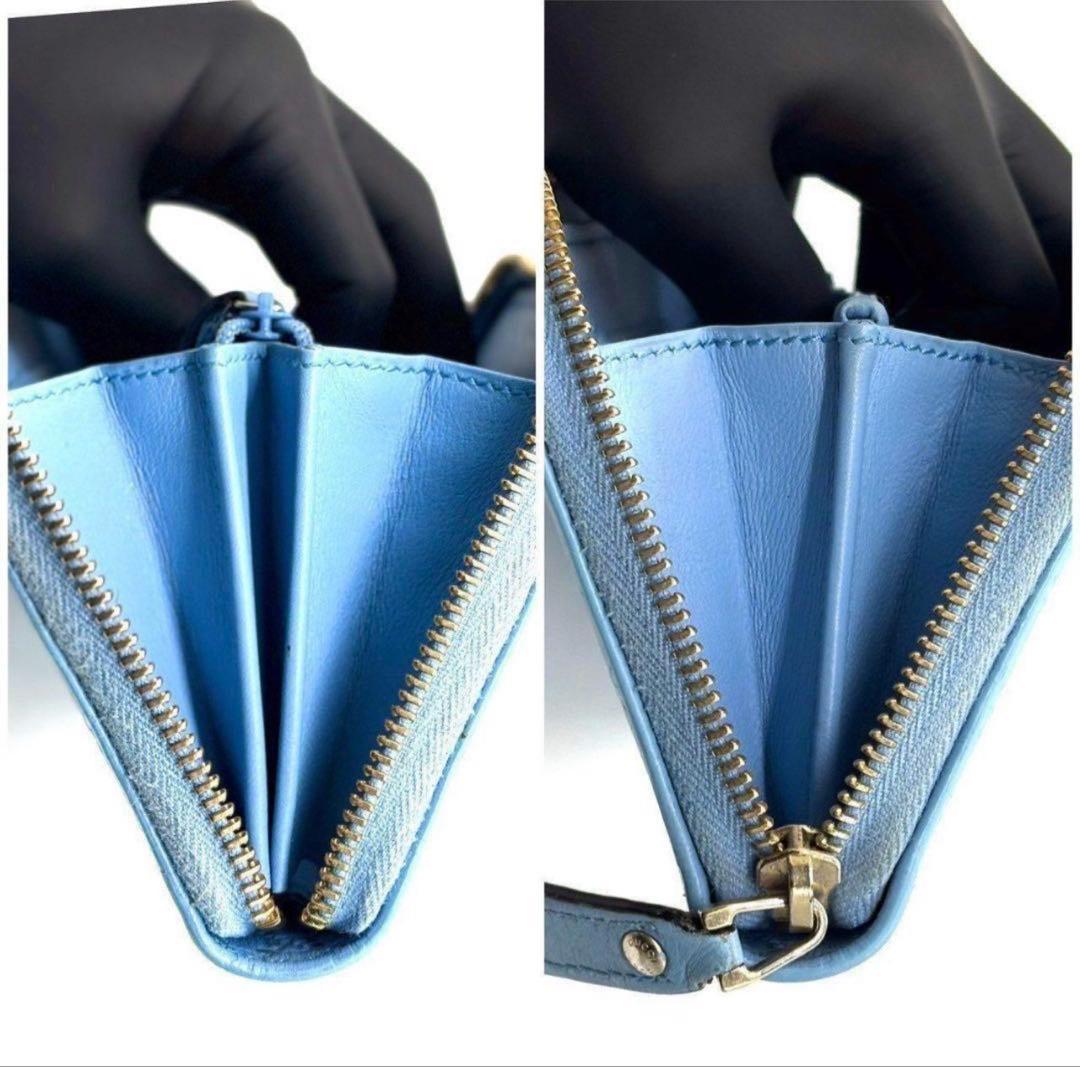（美品）GUCCI グッチ シマ 長財布 ラウンドファスナー 12カード マイク