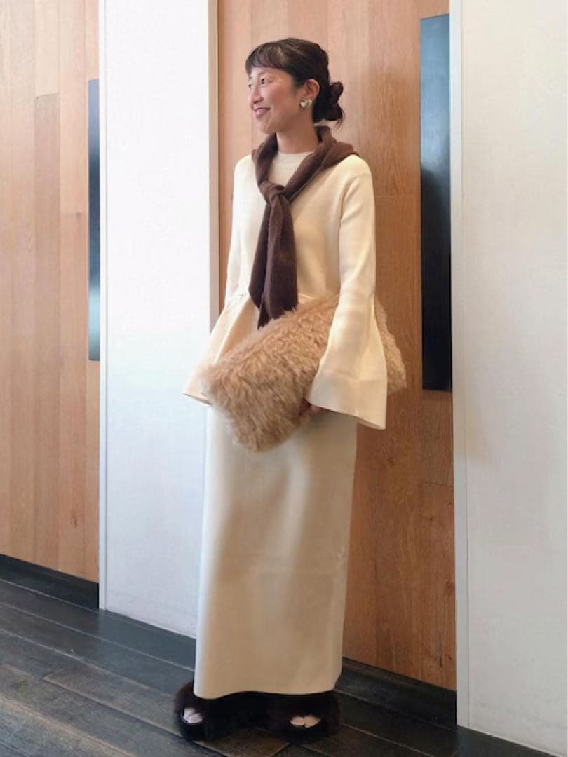 専用⭐︎週末セール！タグ無し新品⭐︎アダムエロペ⭐︎ ペプラムコンビニットワンピース