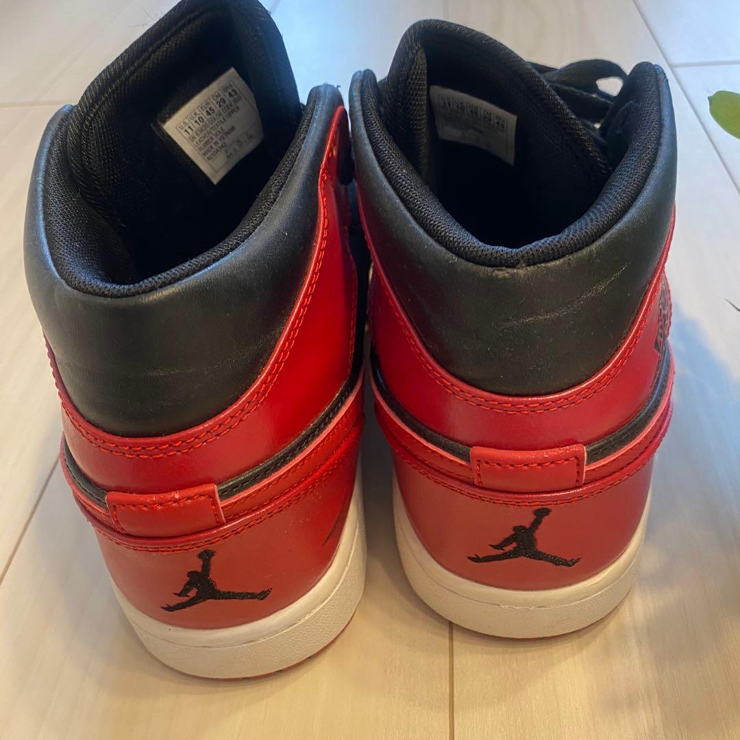 Nike Air Jordan 1 BK/RD ハイカット　US 11 29cm