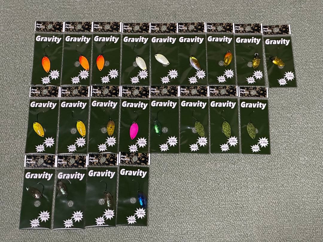 管釣り引退スプーンセット