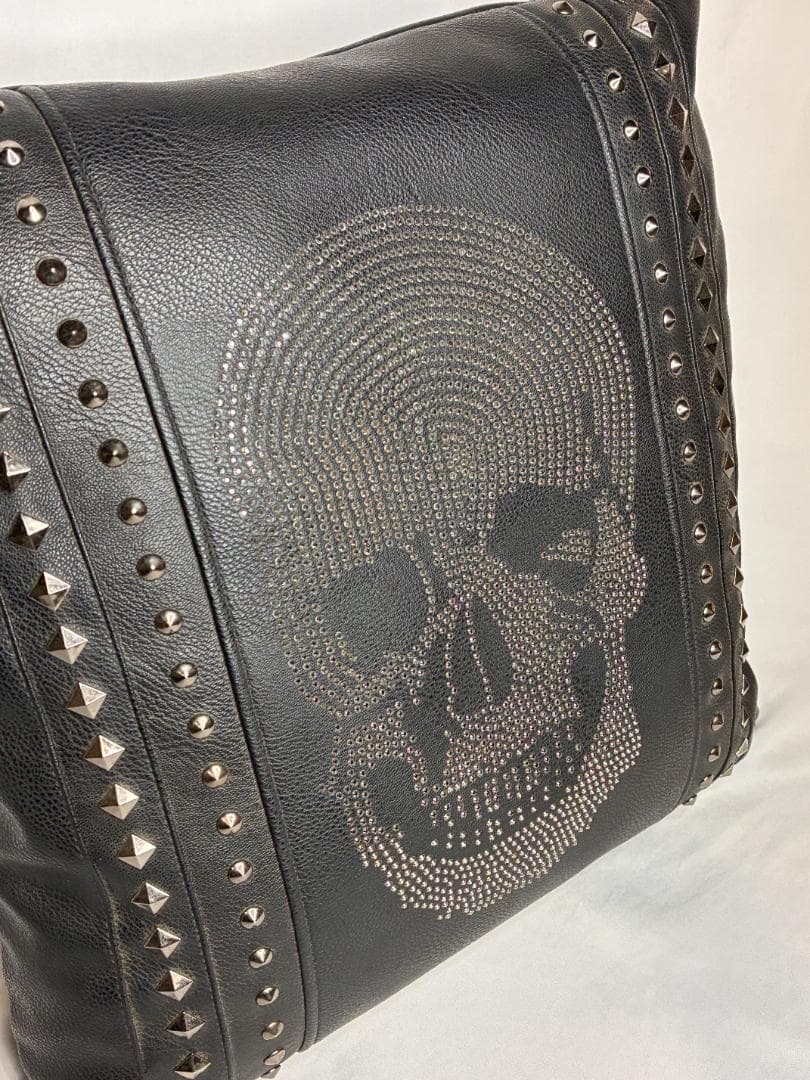 ▼KARE▲　レザークッション　スカル　スタッズ　カレ　デザイナーズ　レア