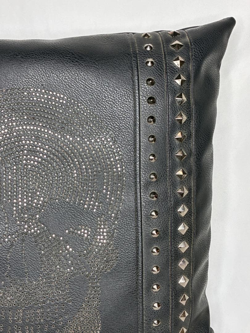 ▼KARE▲　レザークッション　スカル　スタッズ　カレ　デザイナーズ　レア