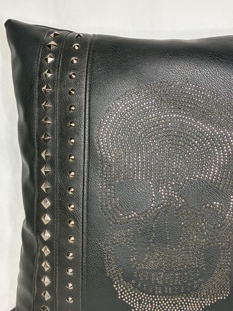 ▼KARE▲　レザークッション　スカル　スタッズ　カレ　デザイナーズ　レア