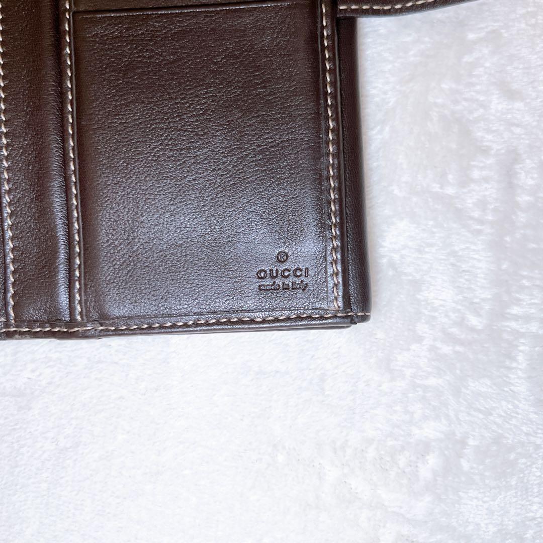 【極美品⭐︎】GUCCI 長財布 ラブリーハート GGキャンバス レザー ブラウン