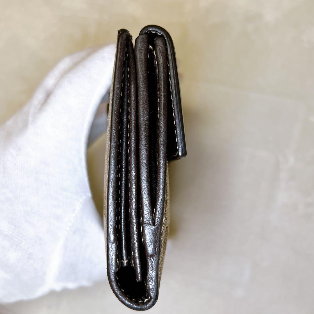 【極美品⭐︎】GUCCI 長財布 ラブリーハート GGキャンバス レザー ブラウン