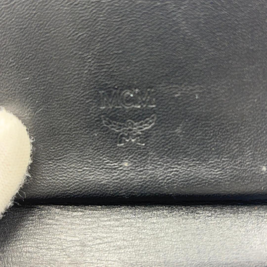 MCM ブラック 三つ折り財布