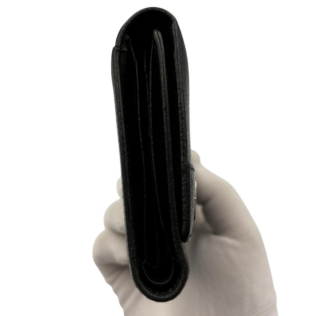 MCM ブラック 三つ折り財布