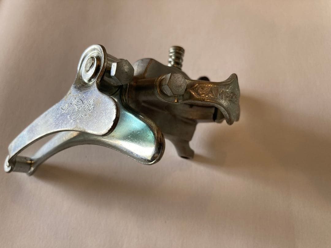 ビンテージ　カンパニョーロ　フロントディレイラー スライド式