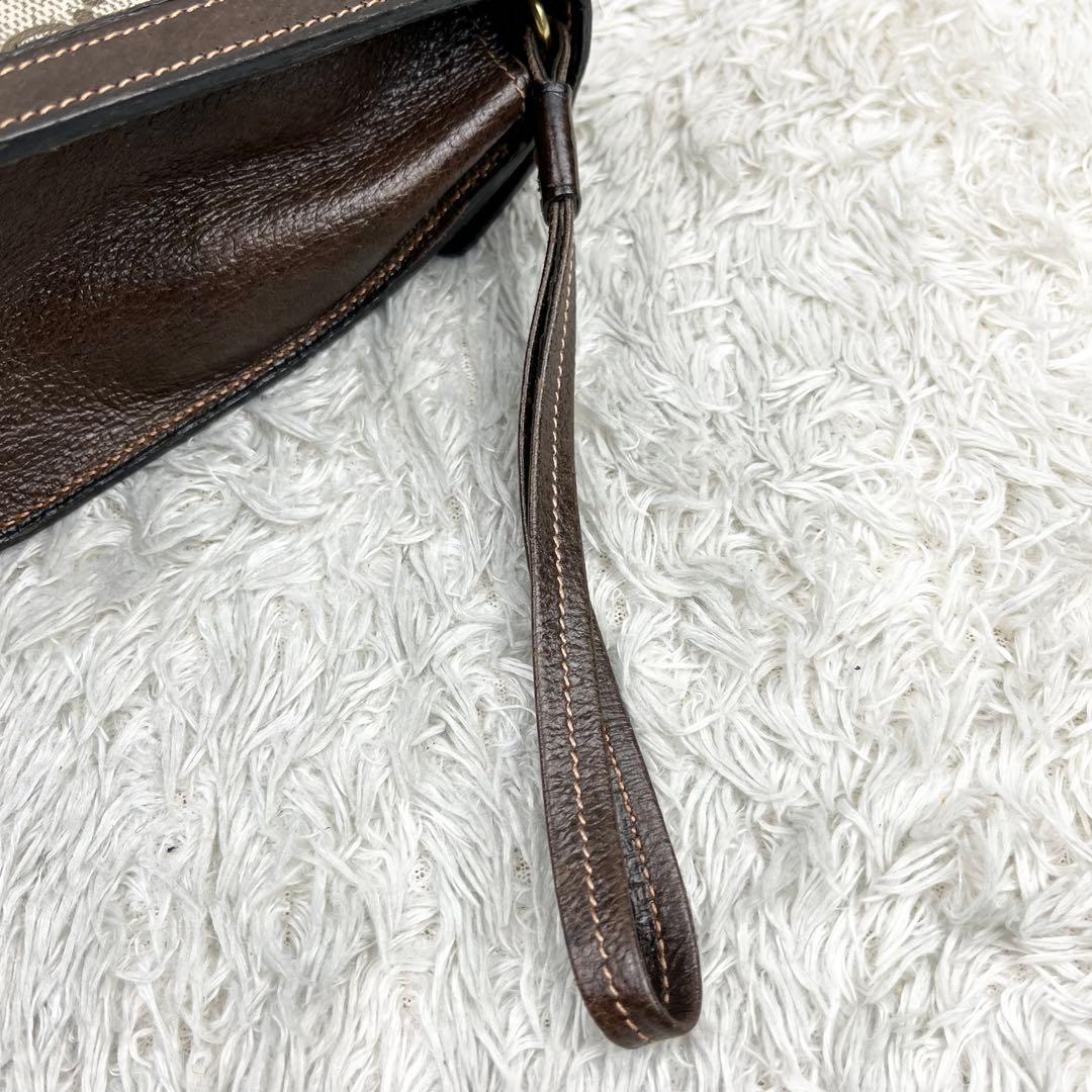 【極美品】オールドグッチ シェリーライン GGスプリーム クラッチバッグ