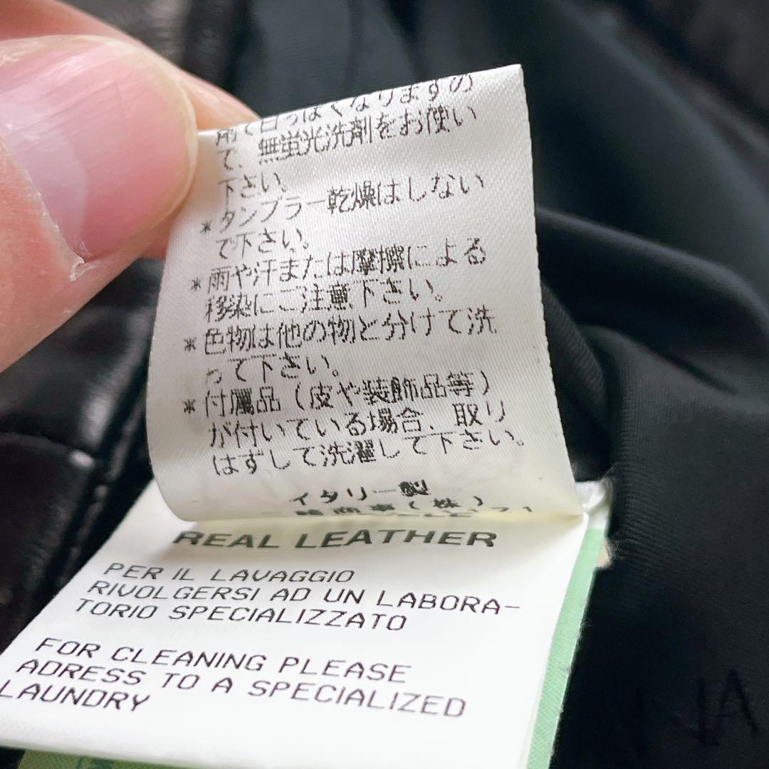 極美品✨DOLCE&GABBANA オールレザー パンツ フレア ブラック黒