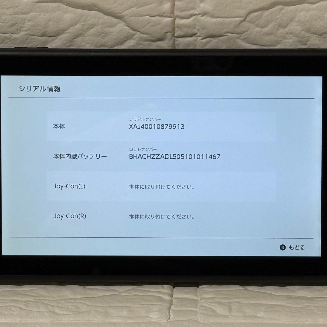 ニンテンドースイッチ 本体 HAC-001 初期型 2017年製 動作確認済み