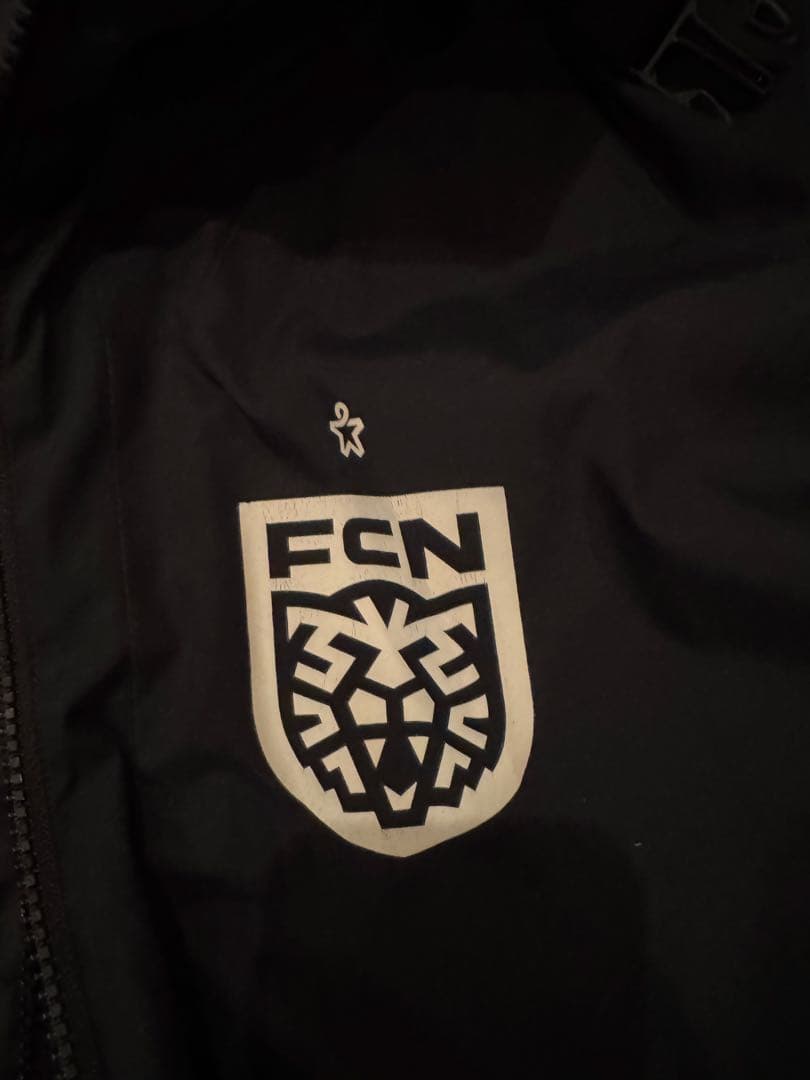 【選手支給品】北欧 FCノアシェラン NIKE ウィンタージャケット XL 黒