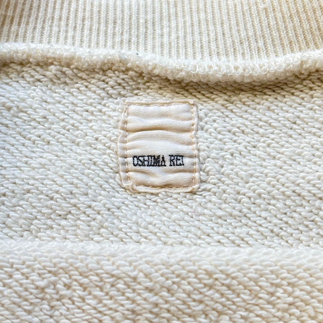 OSHIMA REI クルーネックスウェット パフスリーブ アイボリー