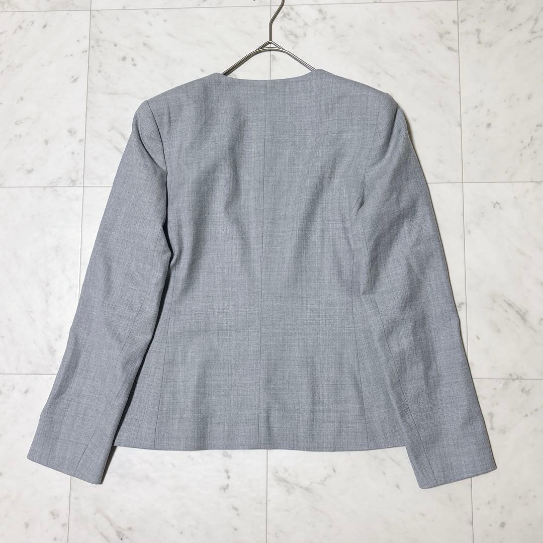 美品 Theory luxe ELLA ノーカラージャケット ストレッチ 40