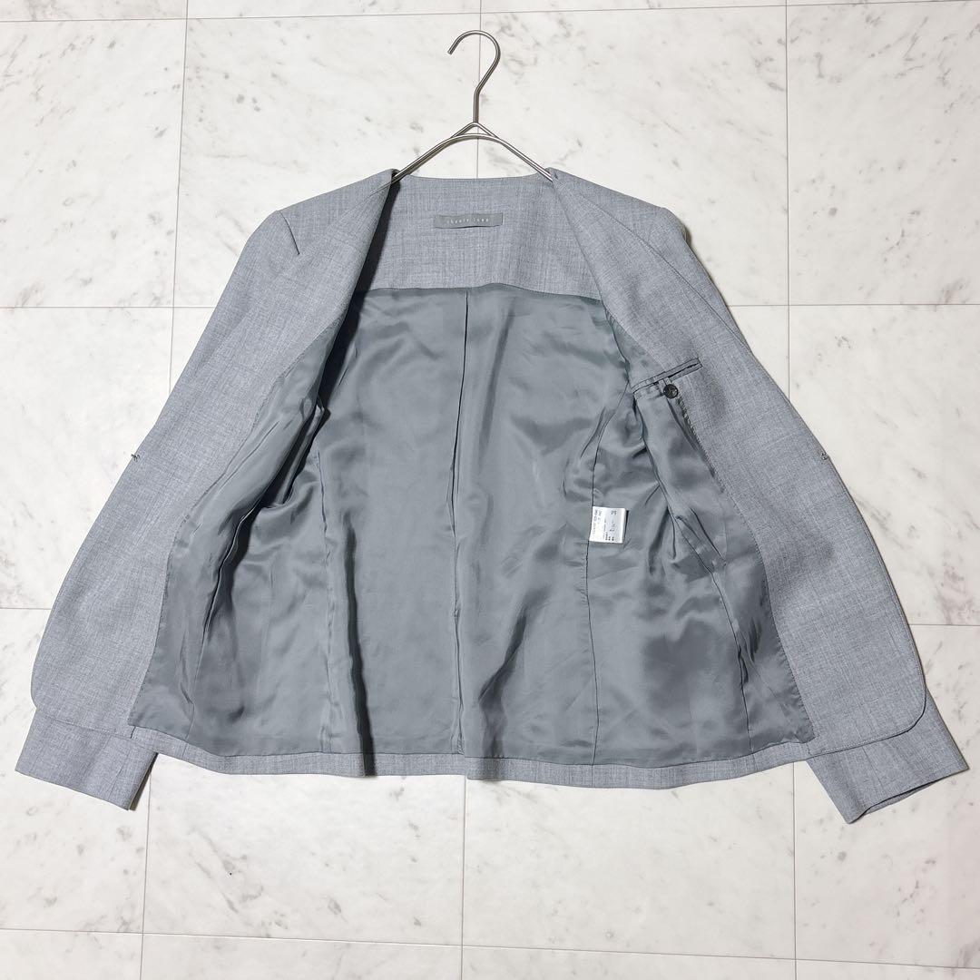 美品 Theory luxe ELLA ノーカラージャケット ストレッチ 40