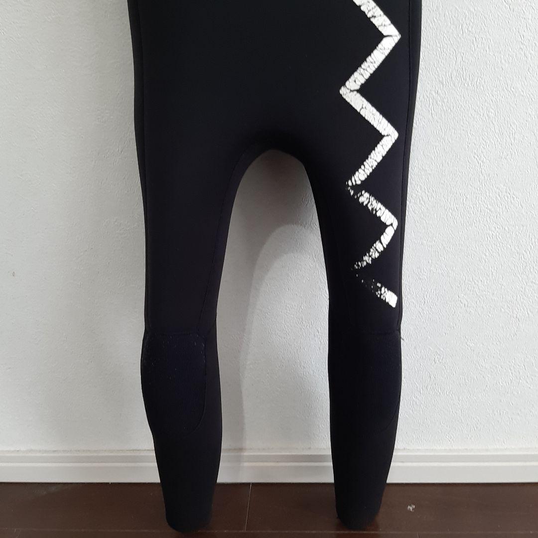 【美品】Zig Zag ウェットスーツ オレンジ/ブラック　キッズ