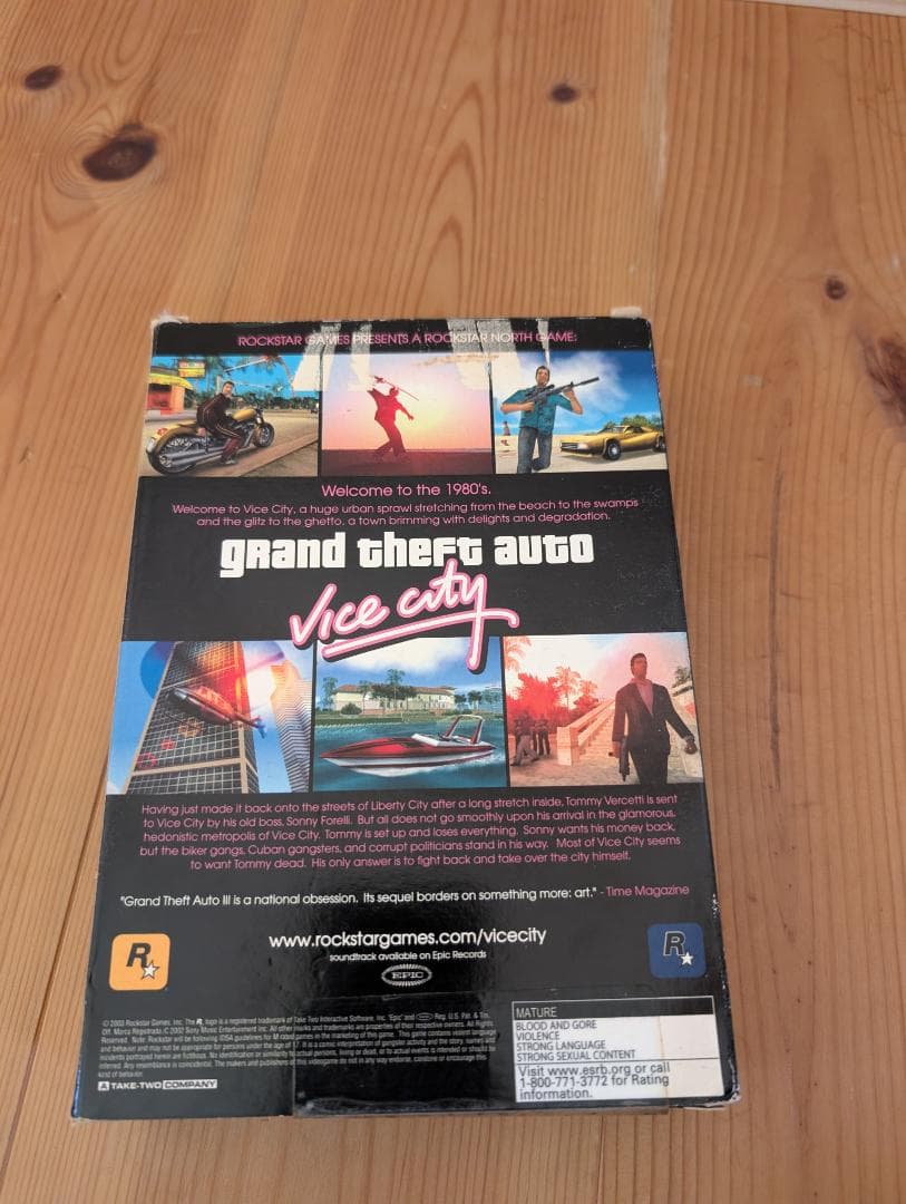 GTA Vice City PC版 オリジナルパッケージ付き