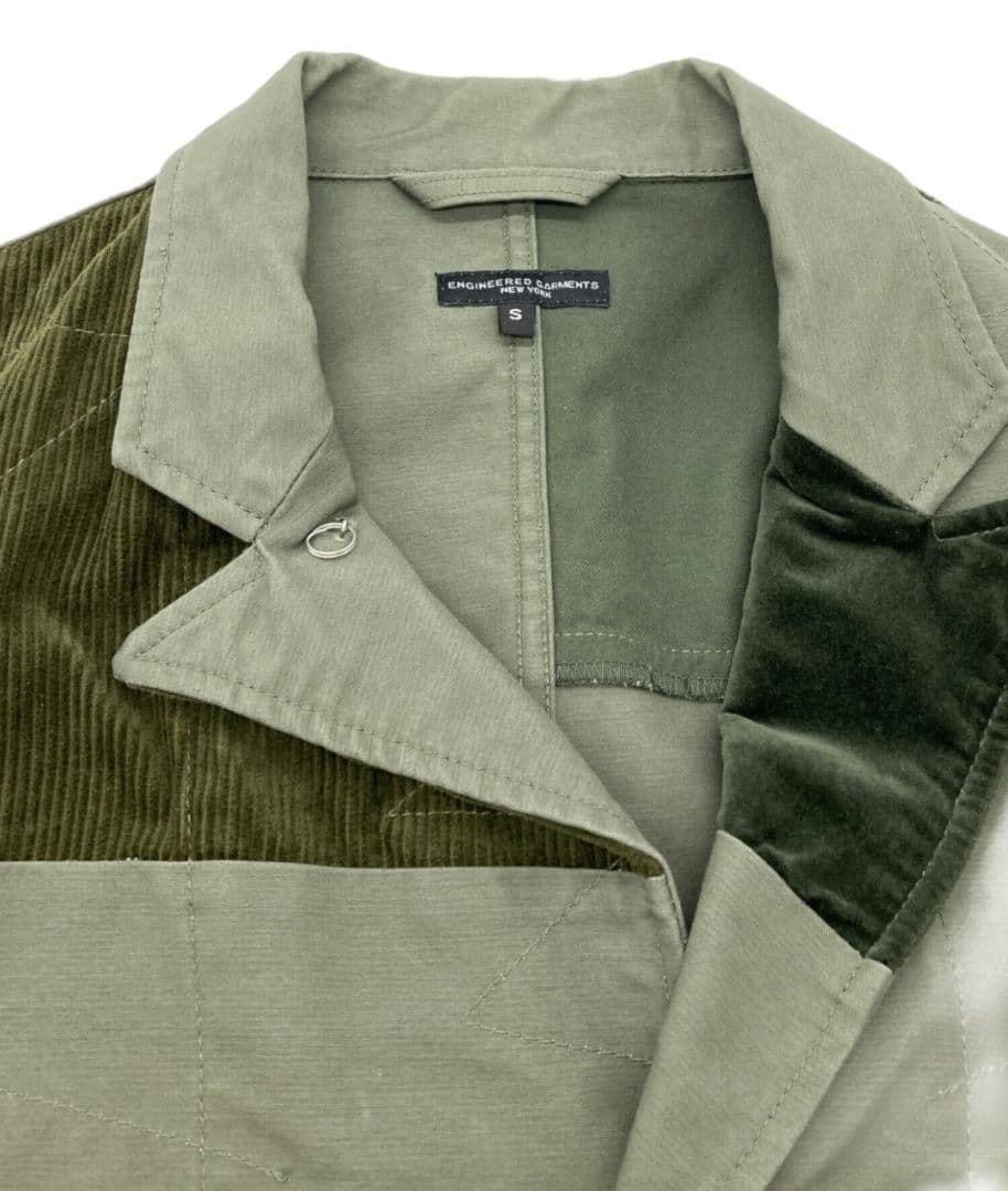 エンジニアードガーメンツ ベッドフォードジャケット パッチワーク Ｓ カーキ