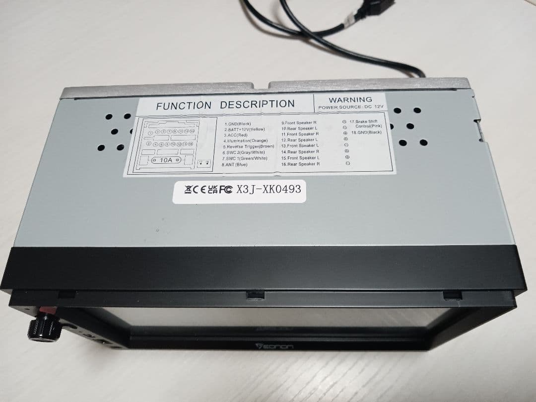 EONON ディスプレイオーディオ 2din 7インチ QLEDタッチパネル