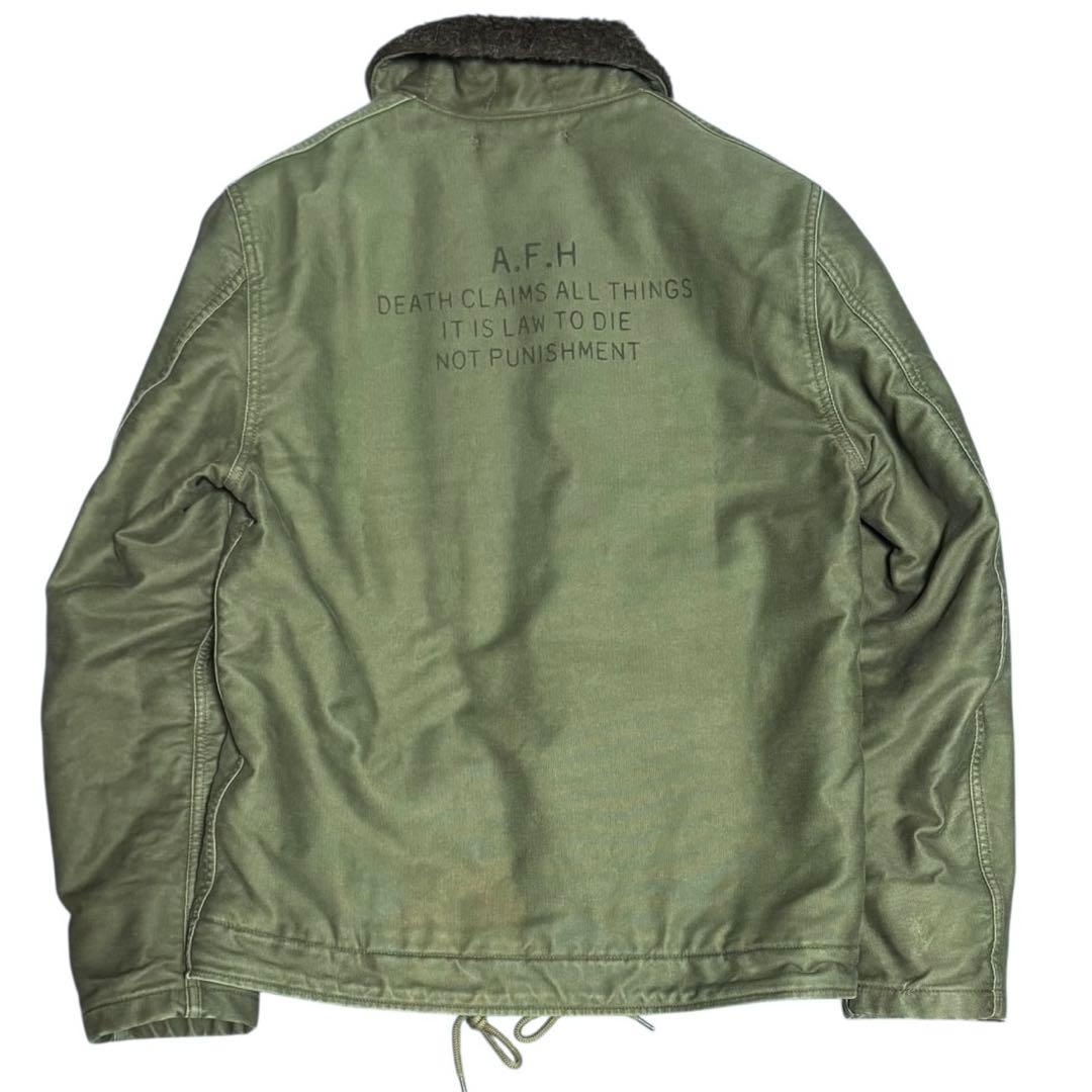 COOTIE ステンシル N-1 デッキジャケット アルパカウールライナー M