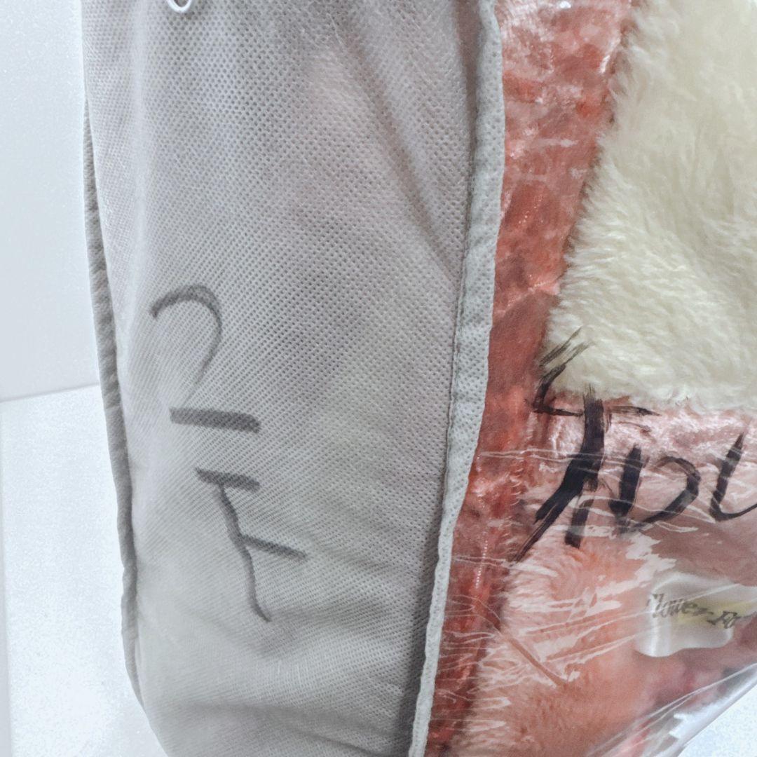 Flower Factory 花柄ブランケット ピンク トルマリンパワーシート