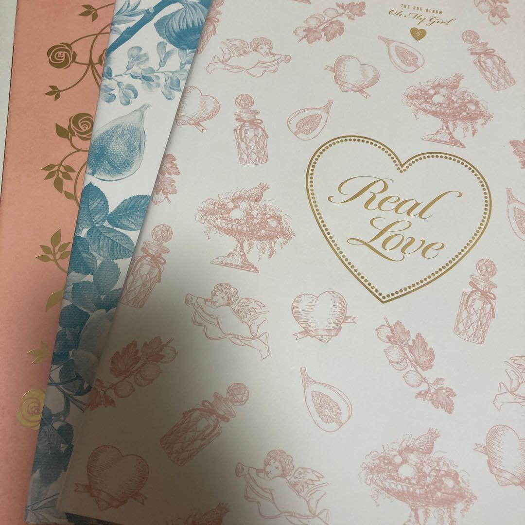 Ohmygirl real love ユア　トレカ　CD ポスター