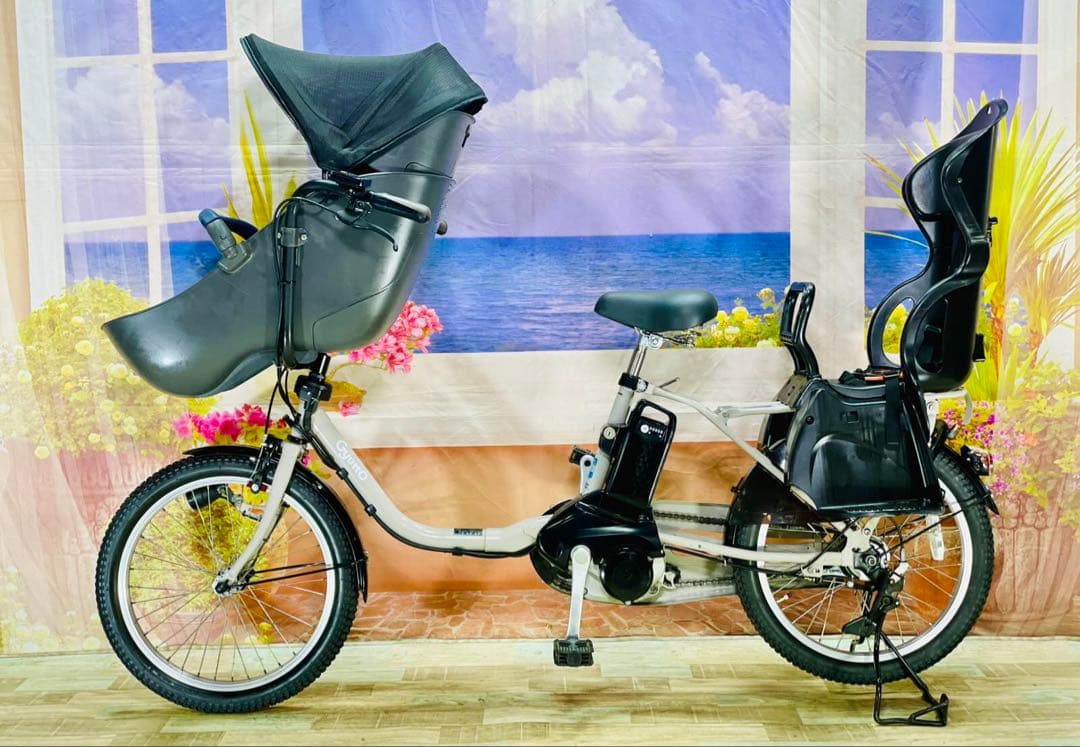 高年式ギュットクルーム2019年モデル⭐️パナソニック子供乗せ電動自転Y2995
