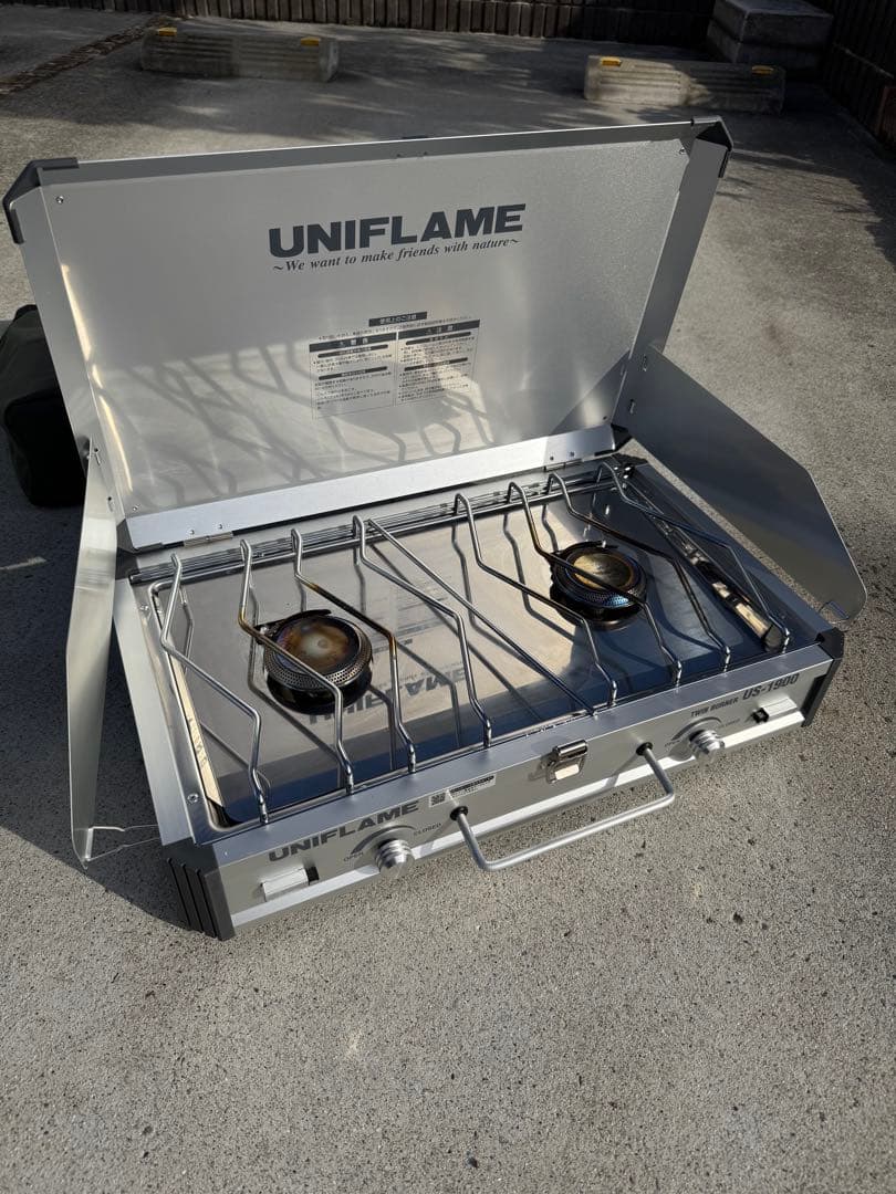 UNIFLAME US-1900 ツーバーナーコンロ
