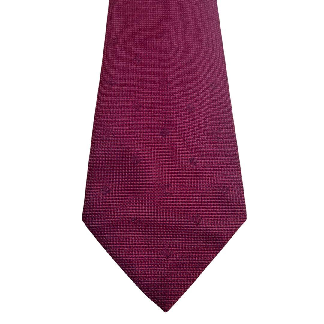 LOUIS VUITTON バーガンディ ネクタイ