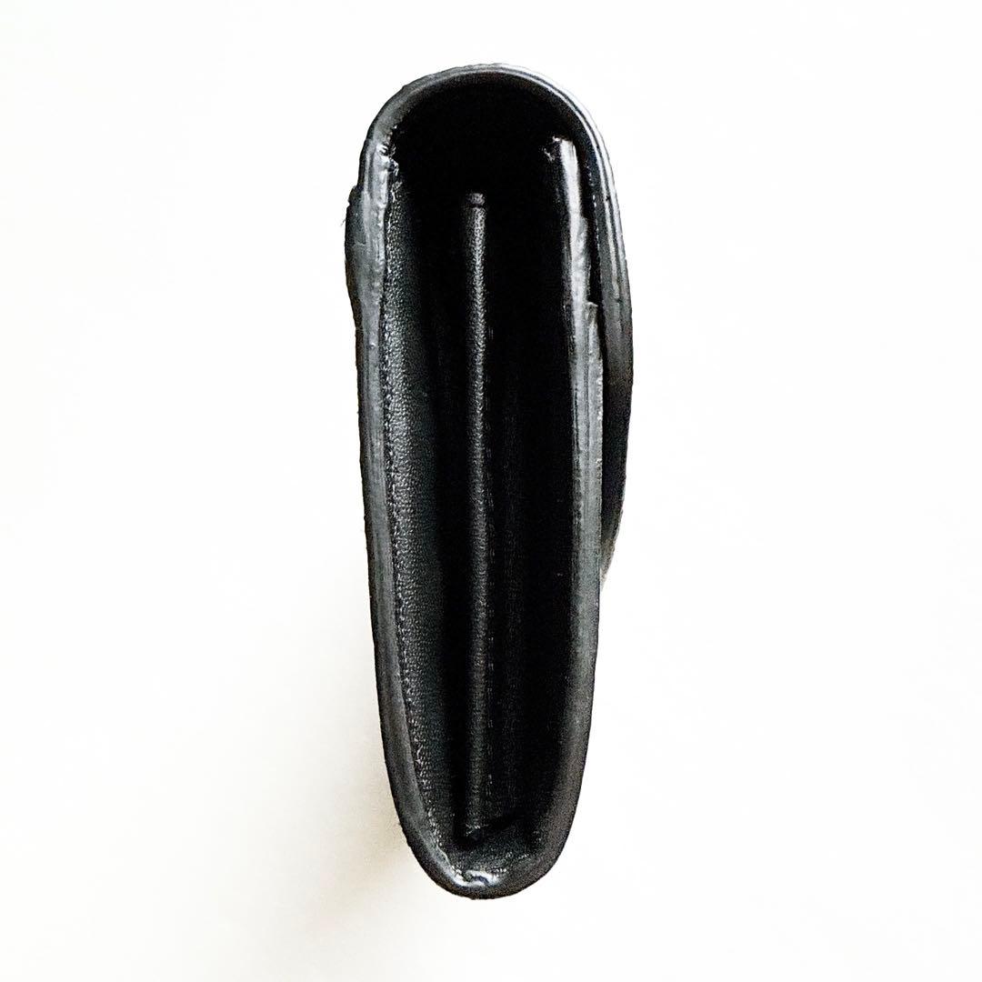 【訳あり・箱付き未使用品】フルラ　スリーク　フラップ式長財布　レザー　アーチロゴ