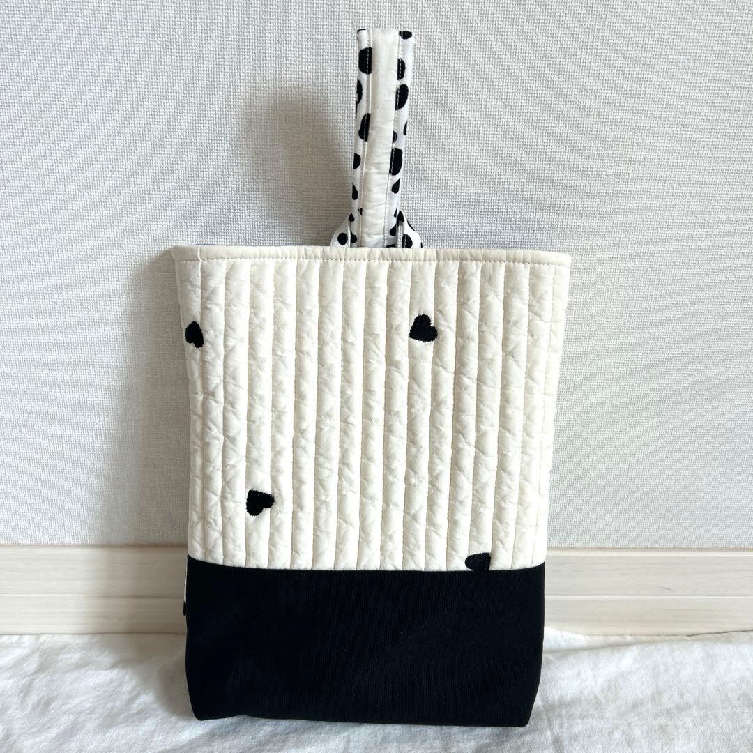 入園入学4点セット　【黒ハートヌビ×ダルメシアン】 女の子